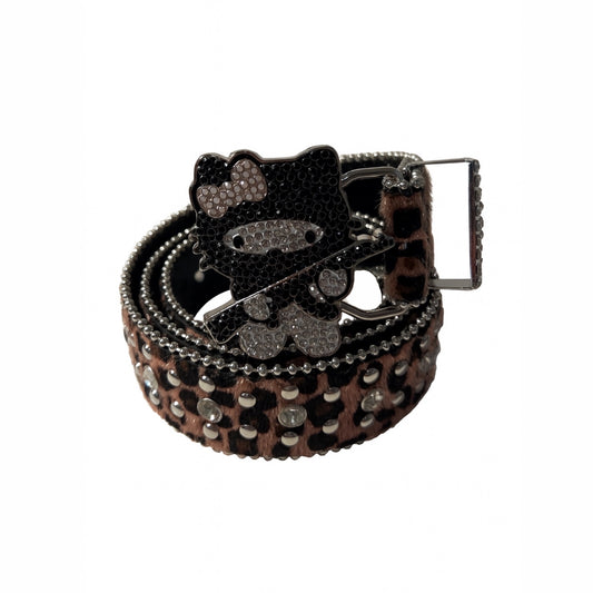 AK KITTY BELT - LEOPARD